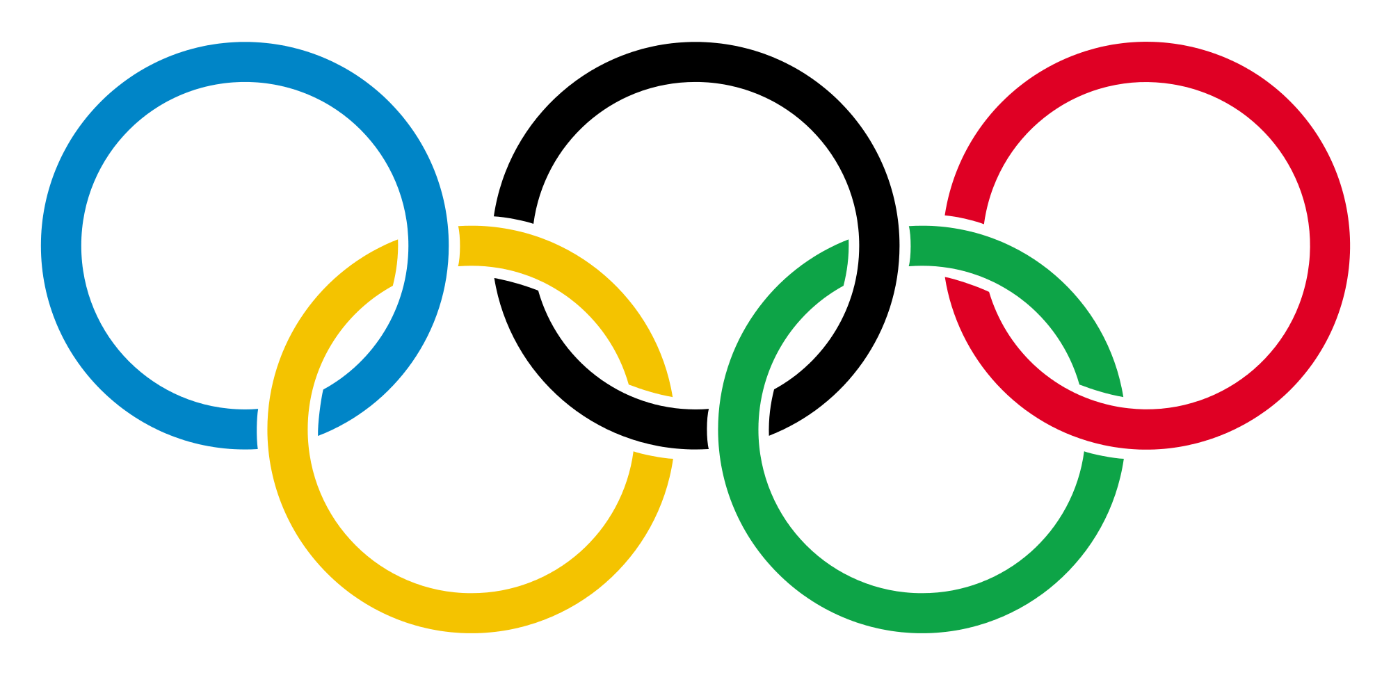 Simbolo de los Cinco Anillos de Diferentes Colores Representando los Juegos Olímpicos
